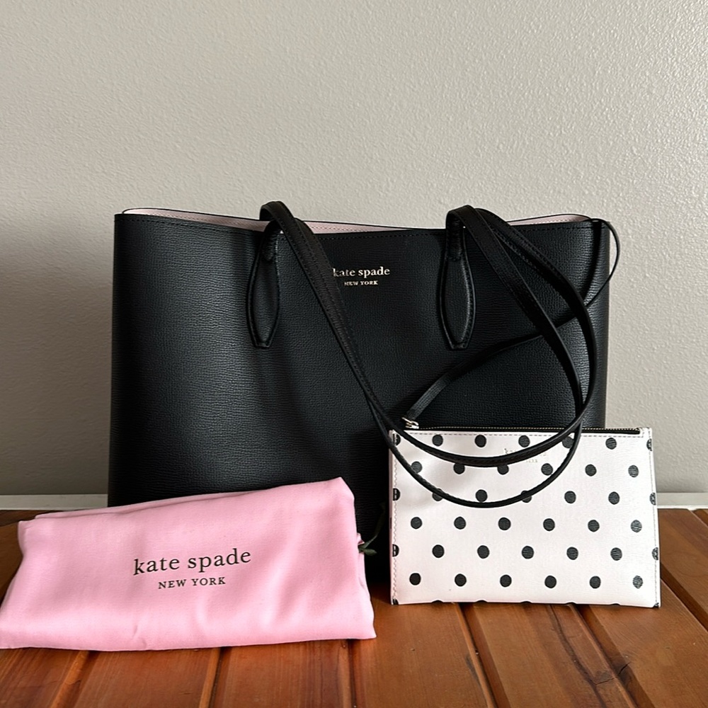 Kate Spade tote and wristlet
